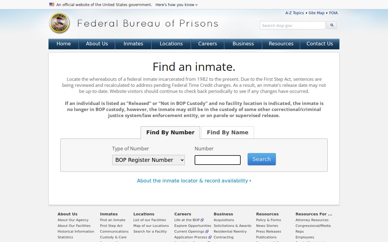 Federal custody criminal record search for West Baton Rouge Parish